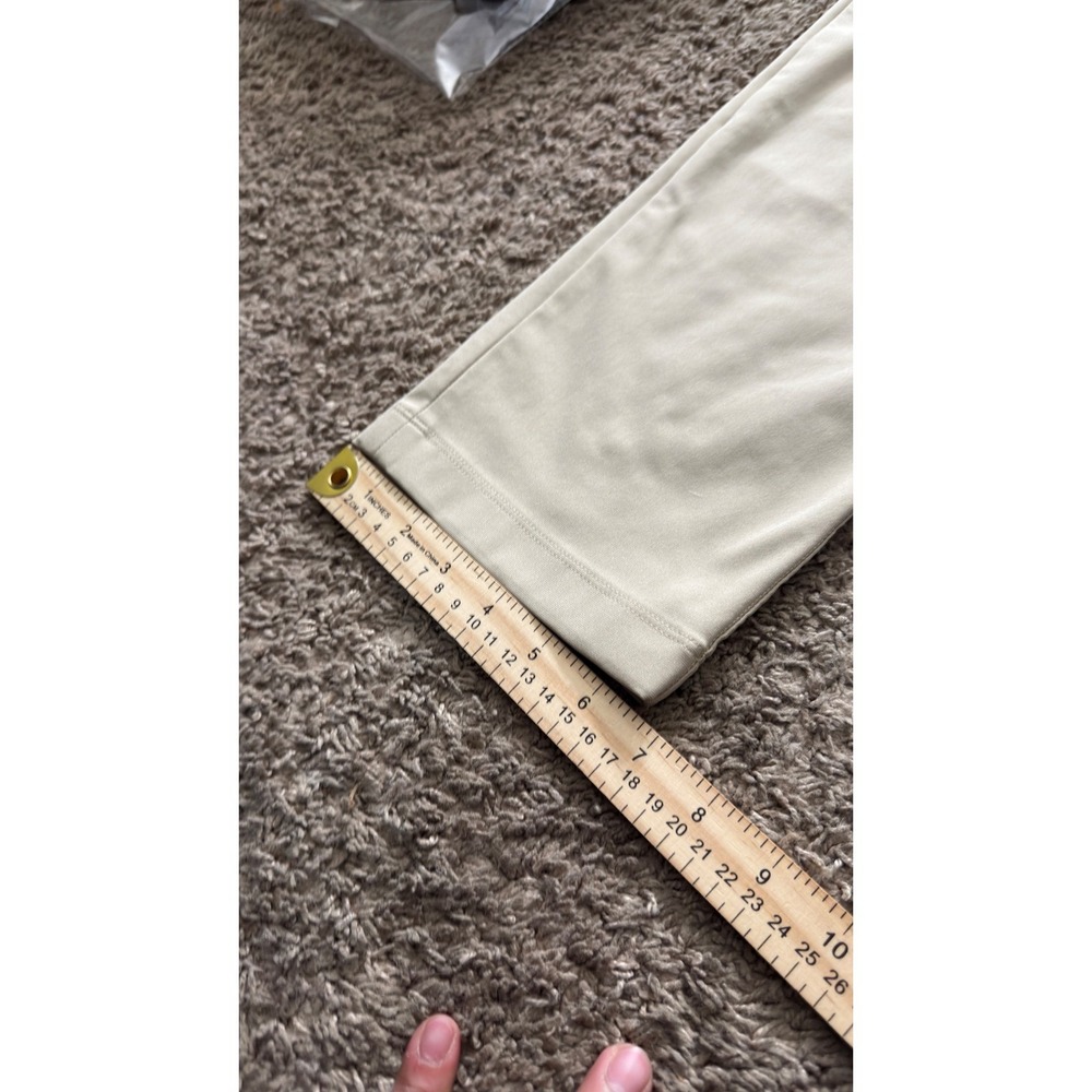 Lululemon Commission Pant Slim Tan Khaki Technical Chino Mens 31x27.5 zz109 - Picture 5 of 6